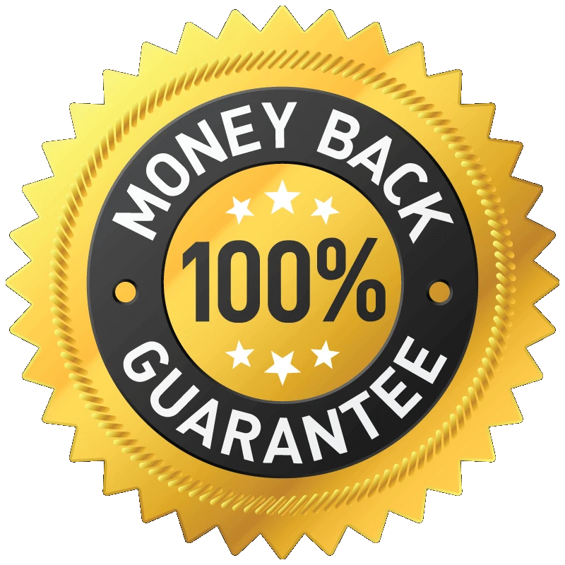 NuraFix official 30-Day 100 percent No-Risk Money Back Guarantee seal